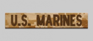 US Marines MARPAT Desert Digital Name tape Namensstreifen