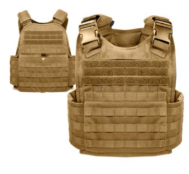 MOLLE PLATE CARRIER VEST - COYOTE