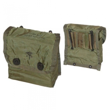 US Army First Aid Medical Instrument Pouch OD Green mit Alice Clips