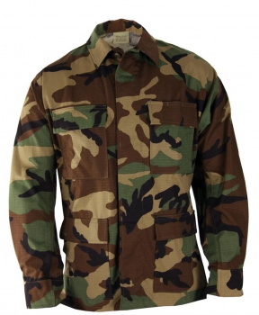 US Army BDU woodland  camouflage Jacke