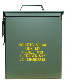 US AMMO BOX STEEL M9 CAL.50 LARGE