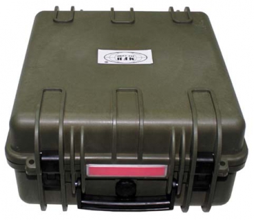 Kunststoff Transport Box wasserdicht 36x41,9x19,5 cm oliv