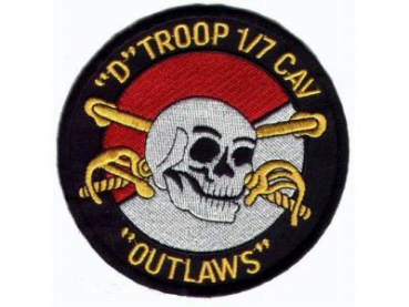 US Army Troop D 1st SQDN 7th Cavalry Regiment "OUTLAWS"