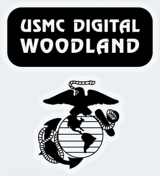 USMC Woodland Digital Camouflage MCCUU Cap
