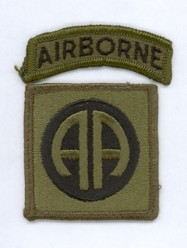 82nd Airborne Division "All America" od green
