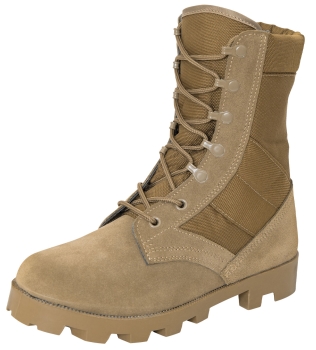 US Combat Military Tropical Boots mit Panamasohle AR670-1 Coyote Brown