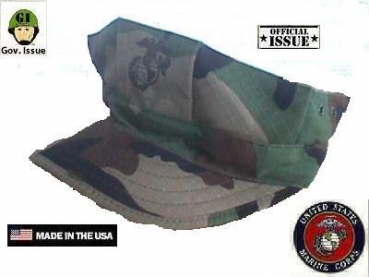 USMC Woodland camouflage Utility cap Mütze