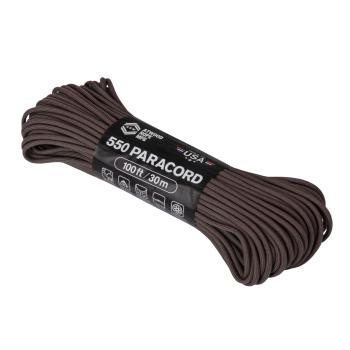 Atwood Rope 550 Paracord 100FT - Brown