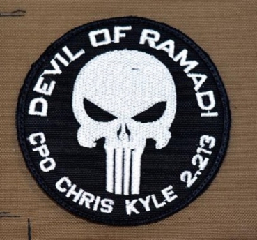 'Devil of Ramadi' Chris Kyle 2013 Velcro patch