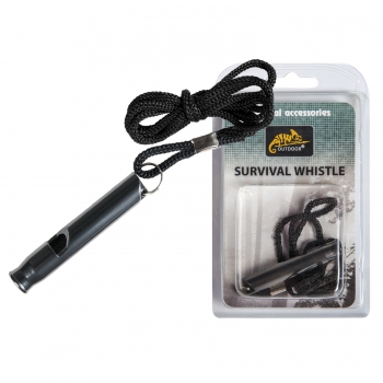 Helikon Tex Survival Whistle - Aluminum - Black
