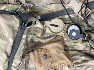 US Army Cammenga Phosphorescent Lensatic Compass Coyote