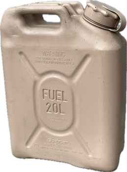US Military Fuel Canister MFC 20L Tan gebr.