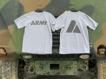 US Army PT Short Sleeve Sport tshirt Grey