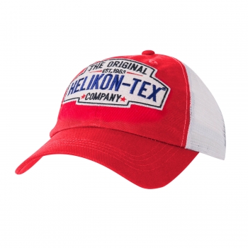 Helikon-Tex Trucker Logo Cap - Cotton Twill - Red
