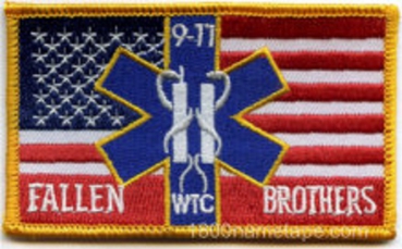 911 WTC FALLEN BROTHERS FLAGS