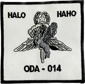US Army ODA 014 Operational Detachment HALO HOHA Team Special Forces Patch