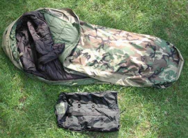 US Army Marines MSS Goretex Modular Sleeping camouflage Schlafsack