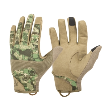 Helikon Tex Range Tactical Gloves® - PenCott® WildWood™ / Coyote A