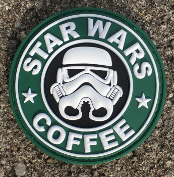 STAR WARS COFFEE PVC Velcro patch