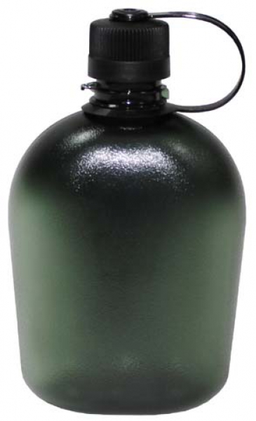 US Feldflasche 1 Liter GEN II oliv / transparent