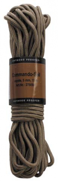 Commando Seil coyote 5 mm x 15 Meter