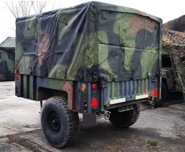 US Army Planenaufbau komplett Kit für M1101 / M1102 Anhänger Woodland camouflage