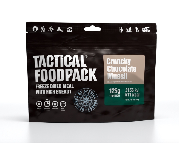 Tactical Foodpack Crunchy Chocolate Muesli 125g