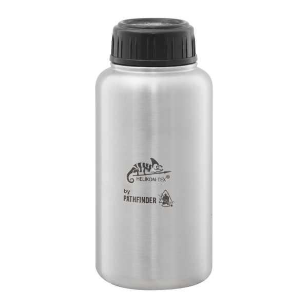 PATHFINDER Stainless Steel Water Bottle 1.1 Ltr with Nesting Cup Set