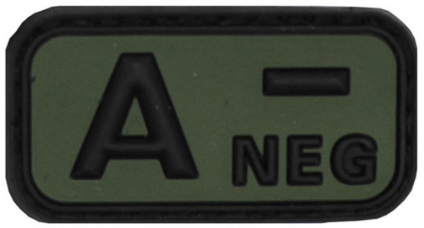 A NEG 3D Klettabzeichen schwarz/oliv