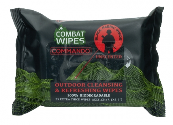 Combat Wipes Reinigungstücher Commando 25er Pack