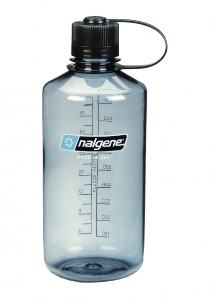 Nalgene Flasche Standard 1 Liter Grau/Schwarz