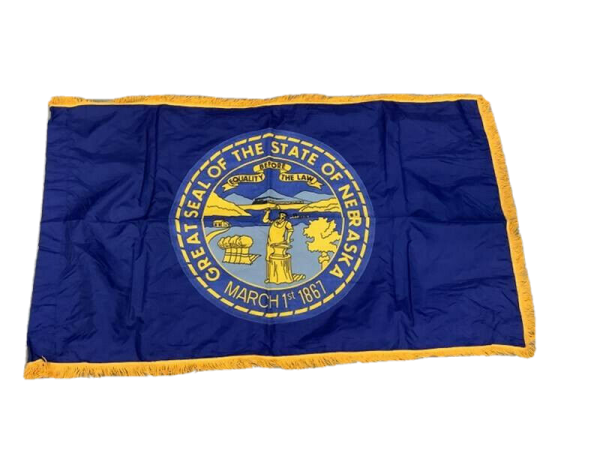 US Army ARNG Bundesstaat NEBRASKA Paradeflagge