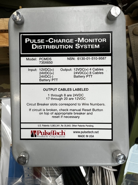 Pulsetech Pulse Charge Monitor Distribution System (PCMDS)