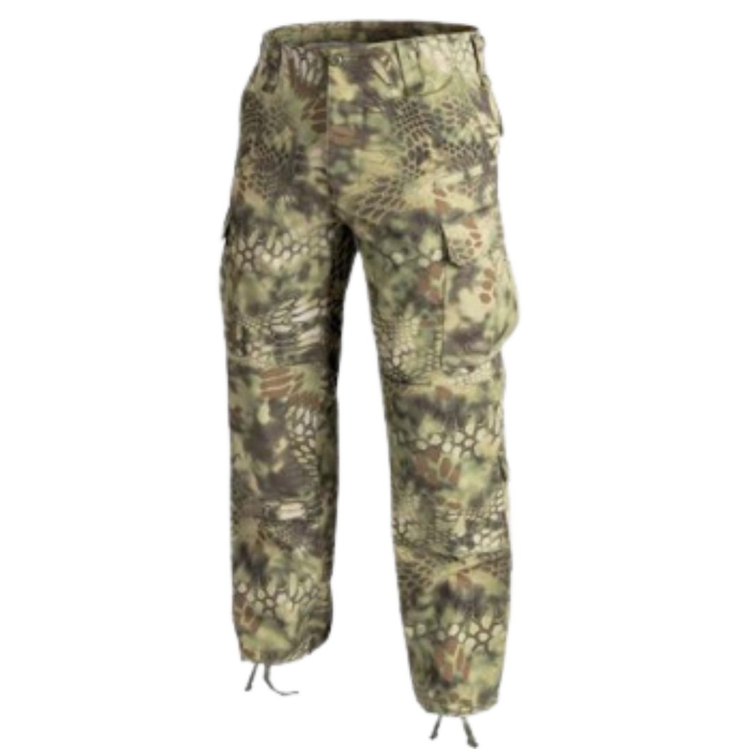 Die Helikon Tex CPU Hose hellen Bundeswehr Camo und Ripstop Funktion.