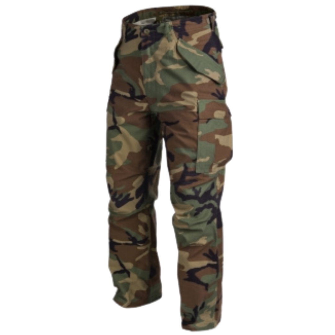 US M65 Feldhose in woodland camouflage von Helikon Tex.
