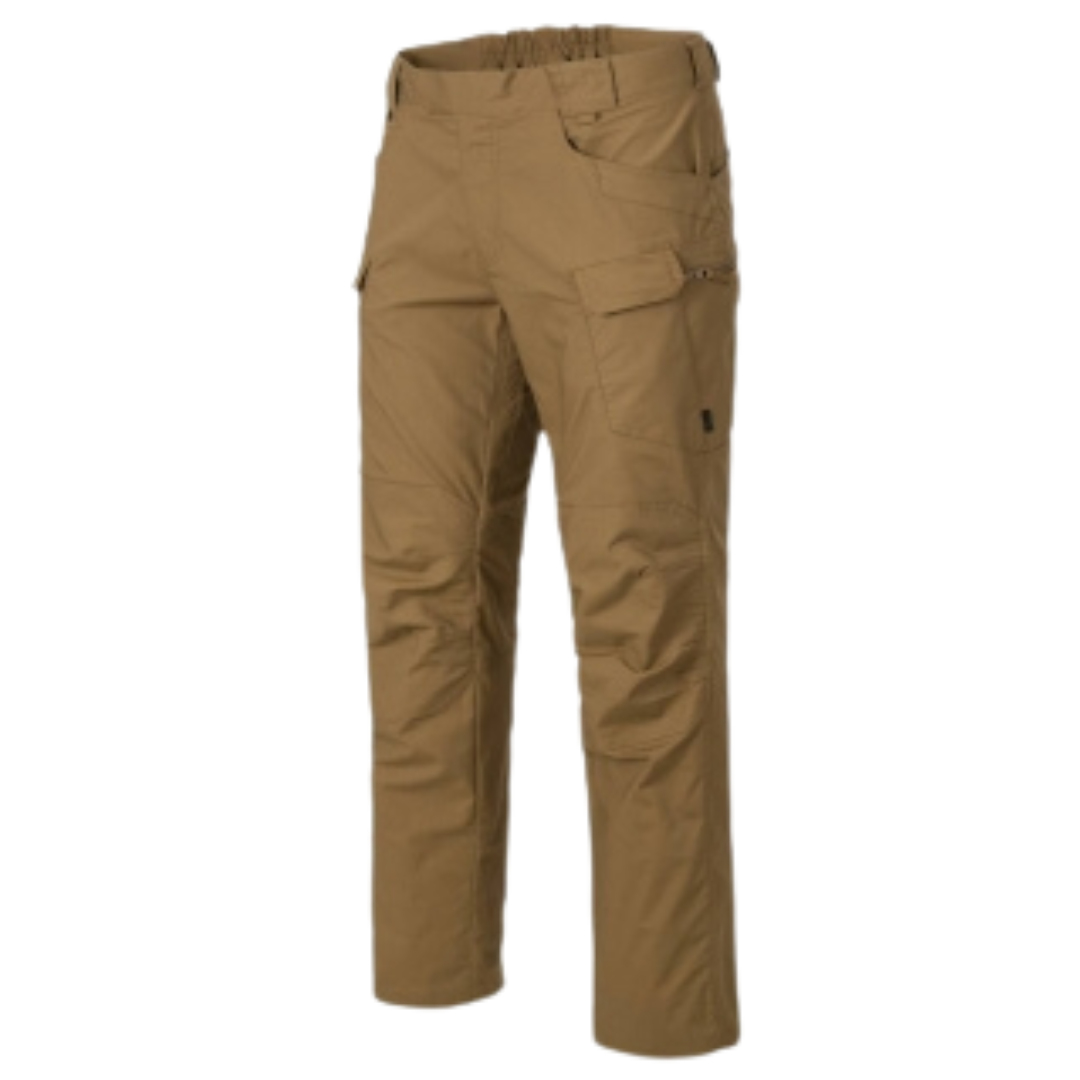 Die langen Helikon Tex Urban Tactical Pants (UTP) mit Ripstop in der Farbe mud brown.
