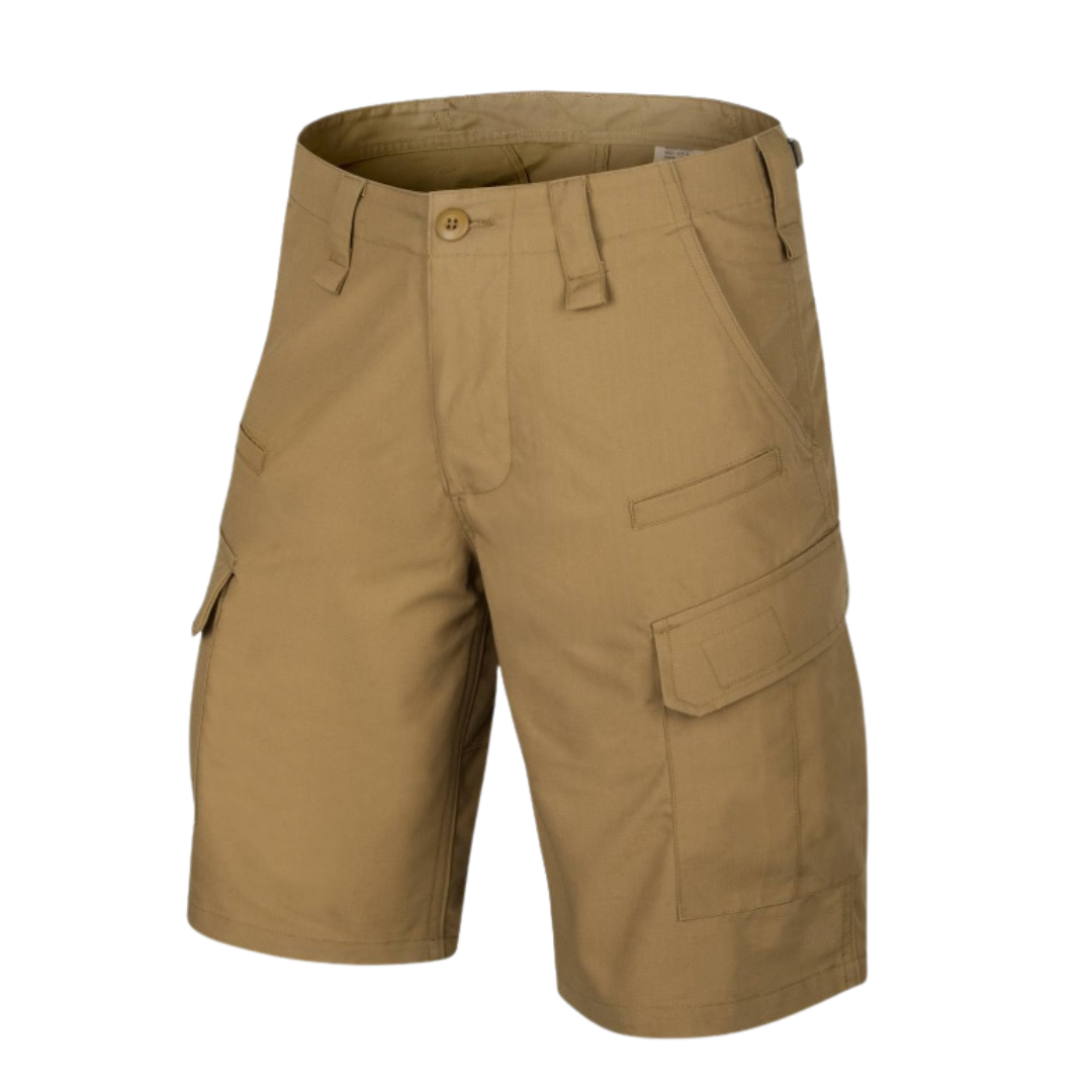 Die Helikon Tex CPU Shorts in einen dunklen braun.