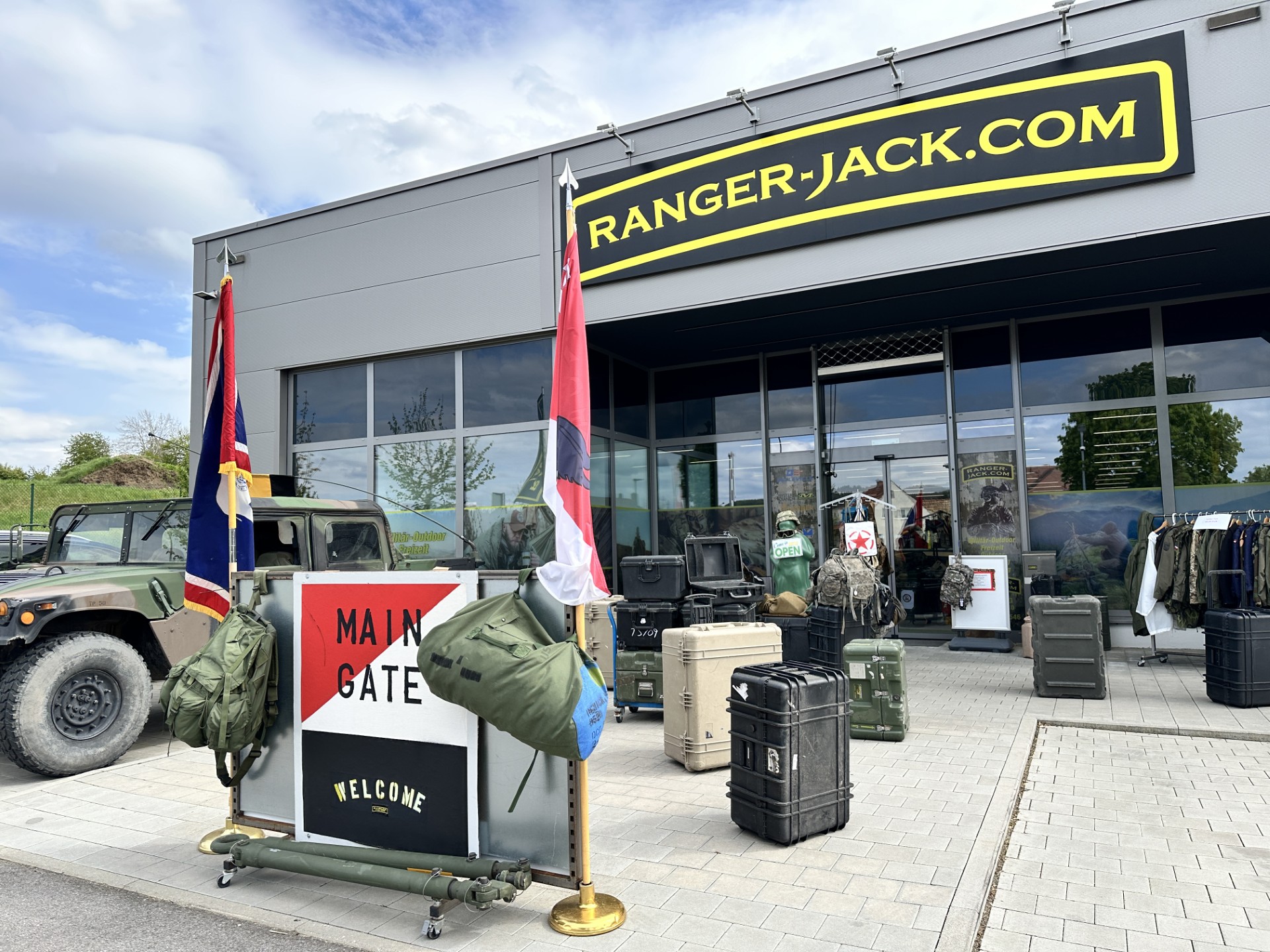 Das Amberger Ranger Jack Ladengeschäft von außen.