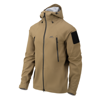 Bild der Squall Softshell Jacke in der Farbe Coyote.