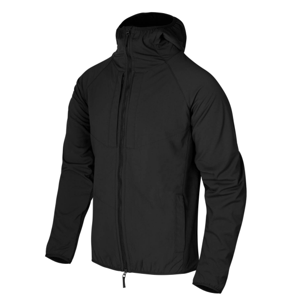 Bild der Helikon Tex Urban Hybrid Softshell Jacke in schwarz.