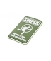 Preview: SNIPER NO NEED TO RUN... YOU`LL ONLY DIE TIRED PVC Velcro patch