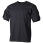 Preview: US Tactical Shirt short sleeve mit Ärmeltaschen und Klettfäche schwarz