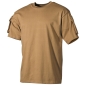 Preview: US Tactical Shirt short sleeve mit Ärmeltaschen und Klettfäche coyote