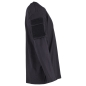 Preview: US Tactical Shirt Long sleeve mit Ärmeltaschen und Klettfäche schwarz