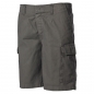 Preview: BW Moleskin Bermuda oliv- stonewashed mit Seitentaschen