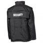 Preview: Jacke Security schwarz, wasserdicht und antistatisch