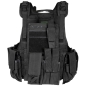 Preview: Tactical Combat Ranger Molle Einsatzweste Black