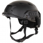 Preview: US Helm FAST Fallschirmjäger w Rails BLACK