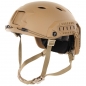 Preview: US Helm FAST Fallschirmjäger w Rails coyote