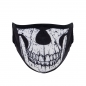 Preview: Mund- und Nasenmaske Half Skull Reusable 3-Layer Face Mask